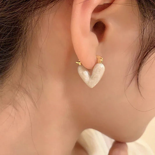 Heart Stud Love Earrings