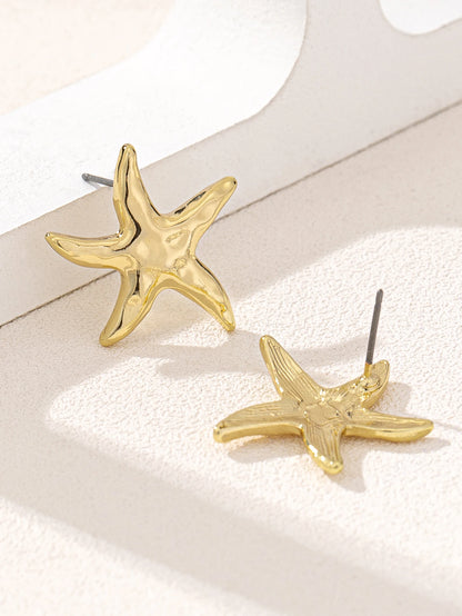 Stellar Starfish Stud Earring